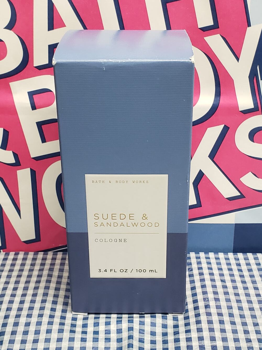 BBW Suede & Sandalwood Men's Collection Cologne 3.4 FL Oz.
